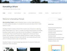 Tablet Screenshot of kamakhyadham.com